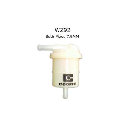 Cooper Plastic In Line Fuel Filter - WZ92