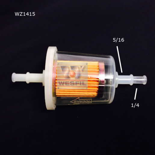 Cooper Plastic In Line Fuel Filter - WZ1415-10