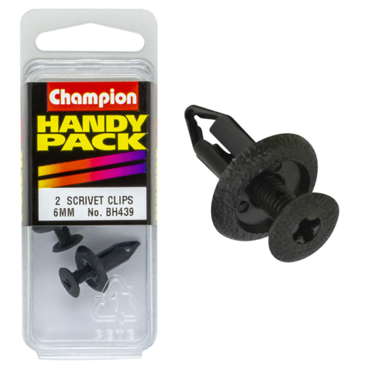 Champion Handy Pack 6mm Scrivet Trim Clip - BH439