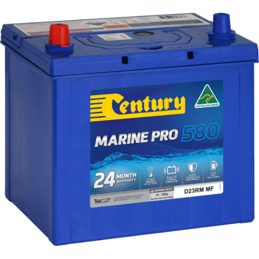 Century Marine Pro 580 D23RM MF 12V 580CCA 65Ah Marine Battery