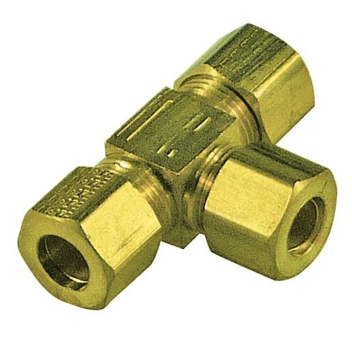 TFI Racing 5/16" 3 Way Brass Fitting Tee- P1404