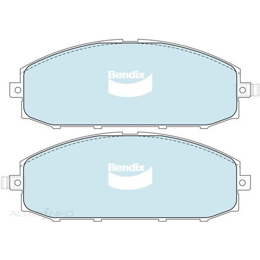 Bendix Front Brake Pads - DB1361-4WD