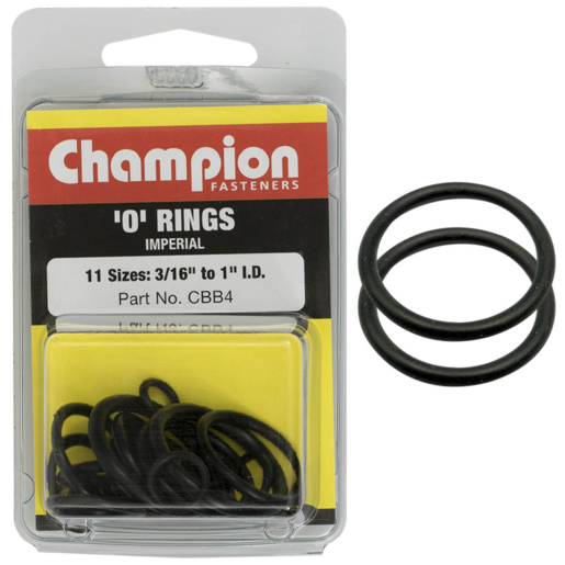 Champion Blister Imperial O Ring Assort - CBB4