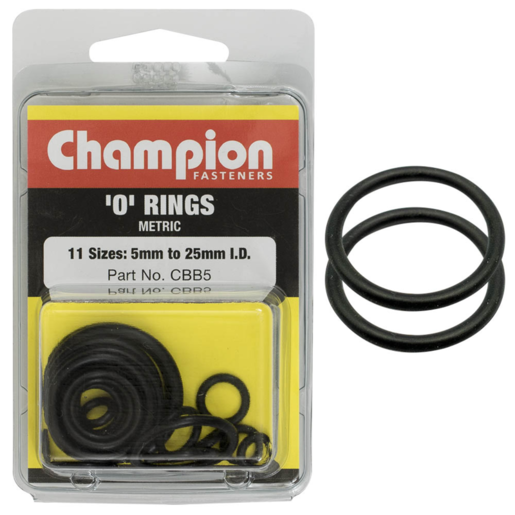 Champion Blister Metric O Ring Assort - CBB5