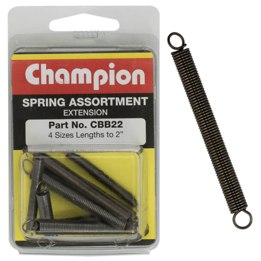 Champion Blister Extension Spring Assort - CBB22