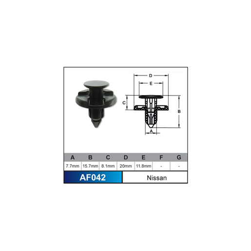 Nice Products Fastener to Suit Nissan AF04210 1 pc - AF042-10
