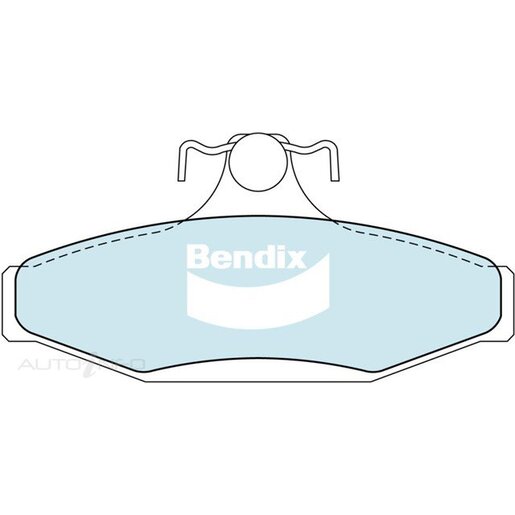 Bendix Ceramic Rear Brake Pads - DB1086-GCT