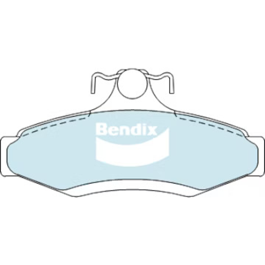 Bendix Rear Brake Pads - DB1204GCT
