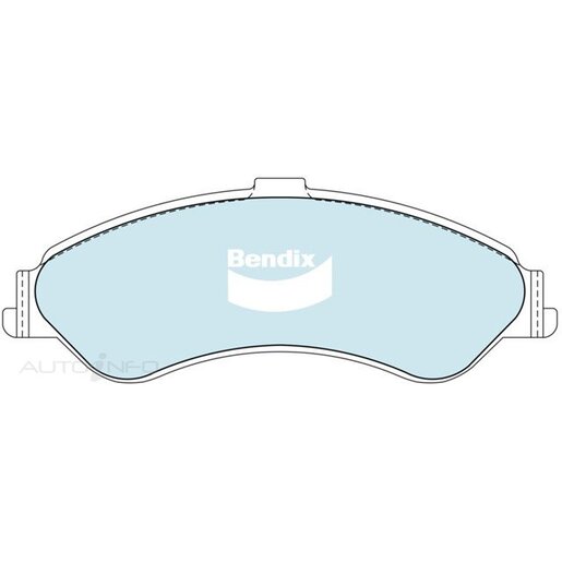 Bendix Ceramic Front Brake Pads - DB1375-GCT