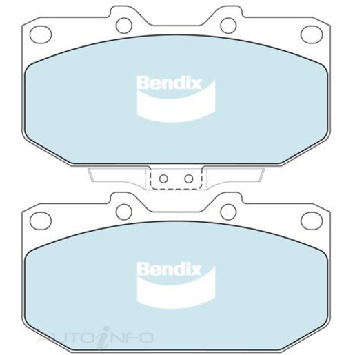 Bendix Ceramic Front Brake Pads - DB1170-GCT