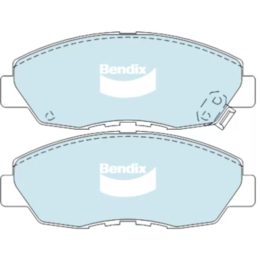Bendix Front Brake Pads - DB1191GCT
