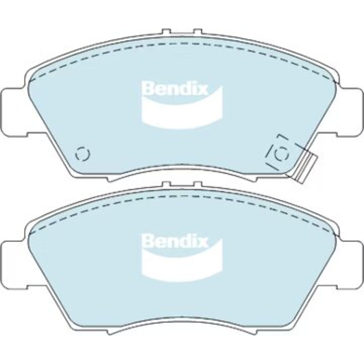 Bendix Front Brake Pads - DB1286GCT