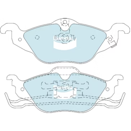 Bendix Front Brake Pads - DB1424GCT