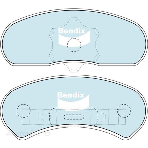 Bendix Ceramic Front Brake Pads - DB6-GCT