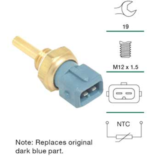 Tridon Coolant Temperature ECU Sensor - TCS040