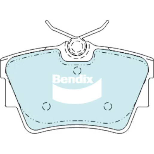 Bendix Rear Brake Pads - DB1389GCT
