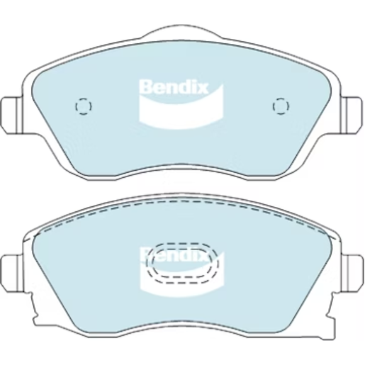 Bendix Front Brake Pads - DB1471GCT