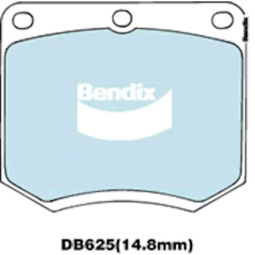 Bendix Front Brake Pads - DB625GCT