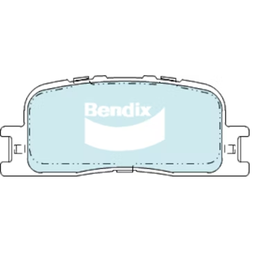 Bendix Rear Brake Pads - DB1463-4WD
