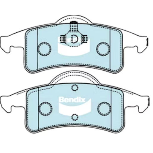 Bendix Rear Brake Pads - DB1717-4WD