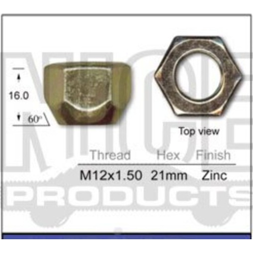 Nice Products M12 x 1.50 Wheel Nut - NN321