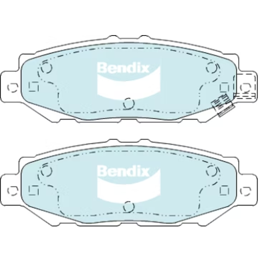 Bendix Rear Brake Pads - DB1396GCT