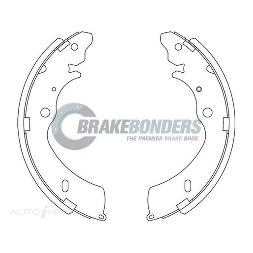 Brake Bonders Brake Shoes Rear - N1779