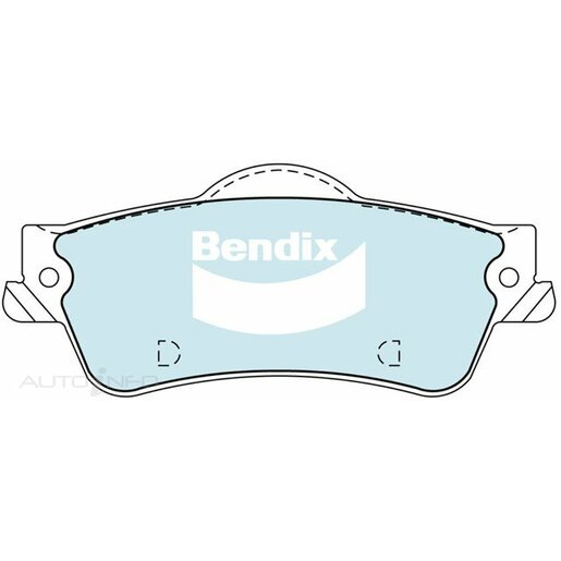 Bendix Rear Brake Pads - DB1766-GCT