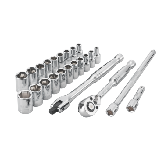 Chicane 1/4" Drive Socket Set 24 Piece - TO33359