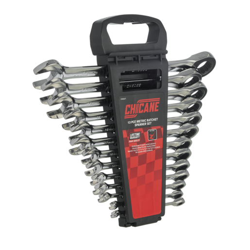 Chicane Metric Ratchet Spanner 12 Pieces - CH6028