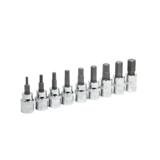 Chicane 3/8" Drive Metric Hex Bits Socket Set 9 Pieces - CH4020
