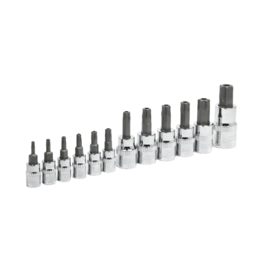 Chicane Tamper Proof Torx Bits Socket Set 12 Pieces - CH4023