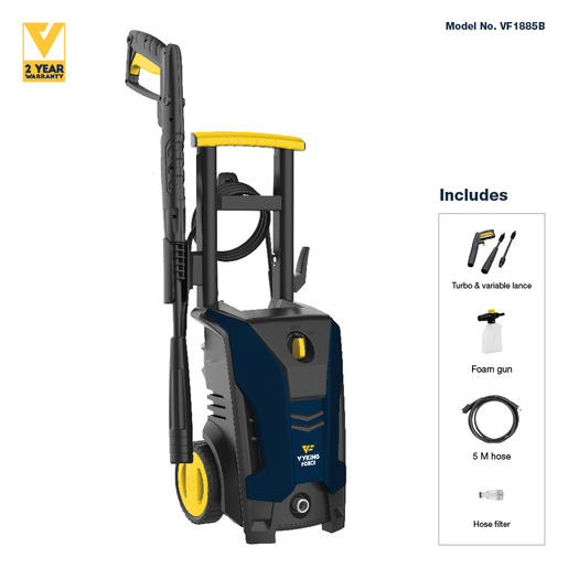 Vyking Force 1500W Electric Pressure Washer - VF1885B