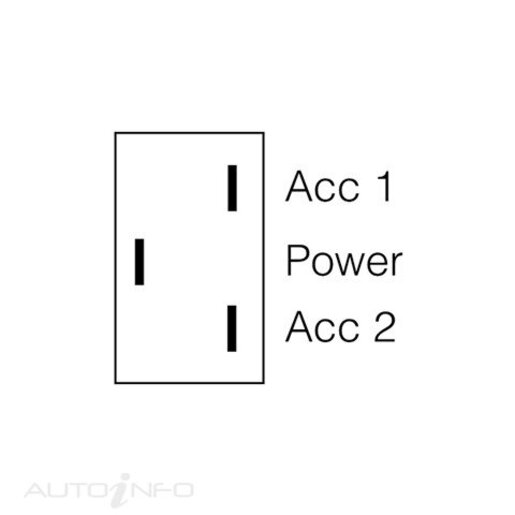 Narva Momentary On/Off/Momentary On Toggle Switch