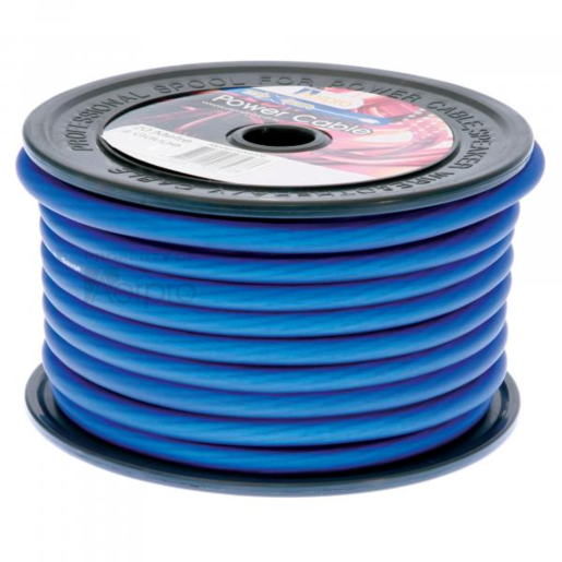 Aerpro 4 AWG Maxcor Cable Blue Sold Per Metre - MX420B